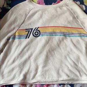 Target cropped sweatshirt